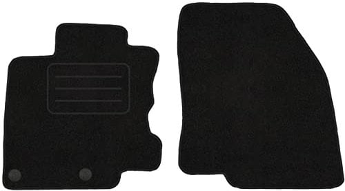 Vorne Velour Fußmatten Satz für Nissan Qashqai II J11 (2013-2021) - 2-teilig - Passgenau
