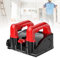 Fresadora de hormigón para superficies duras, 1200 W, 4000 UPM, fresadora de reacondicionamiento, fresadora de muros, lijadora de hormigón, lijadora de rodillo, fresadora (negro)