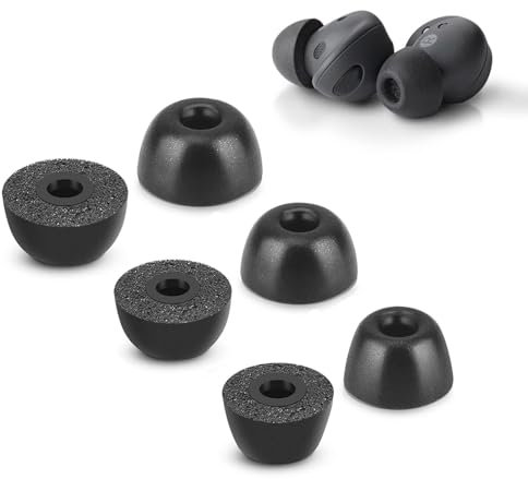 XIXKOLYU® 3 pares de almohadillas de espuma viscoelástica de tamaño (L) compatibles con Samsung Galaxy Buds 2 Pro, sin dolor de silicona para los oídos, almohadillas de repuesto antideslizantes