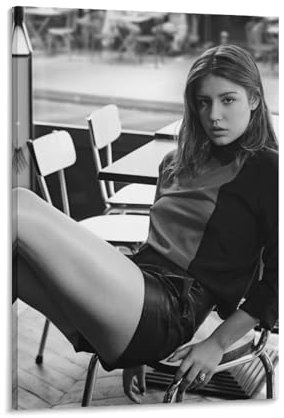 The Actress Adèle Exarchopoulos Poster (23) Leinwand Poster Wandkunst Bild Drucke Hängende Foto Deko