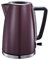 Serie Leonidas Edelstahl Wasserkocher 1,7 Liter 2200 Watt 360 Grad Kontaktsockel Bordeaux