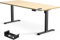 Flamaker Höhenverstellbarer Schreibtisch 200 x 80 cm, Schreibtisch Höhenverstellbar Elektrisch mit Memory Funktion, Computertisch mit Kabelmanagement, Standing Desk, Stehpult, Bürotisch, Beige
