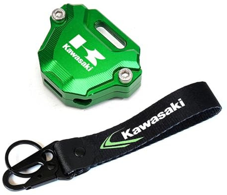 BedEux 2023 for Kawa$saki Z900 Z650 Ninja 250 400 Ninja 650 ZX6R 10R Versys 650 housse de clé de moto coque de clé porte-clés(Color:1Set-Green)