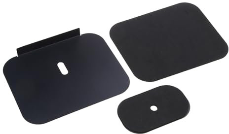 Lerpwige Monitor Mount Reinforcement Plate, Steel Bracket, Fits Most Monitor Stands, C-Clamp Installation, Heavy Duty, Black