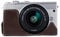 JSJ Camera Accessories 1/4 inch Thread PU Leather Camera Half Case Base for Canon EOS M100