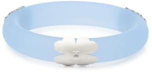 kate spade new york Heritage Bloom Hinged Bangle, One Size, CUBIC ZIRCONIA, BRASS, ACETATE, Cubic Zirconia