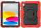 Viaggio con tablet Compatible with iPad 10th Generation 10.9 inch 2022 Release Case with Screen Protector Full Body Protective Rugged Cover Rotating Handle Silicone Case Compatible with iPad 10.9 Inch