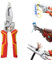 Voltage Tester Pliers, Wire Stripper with Current Measurement Function, 9 in 1 Wire Stripper, for Cutting and Pulling Wires