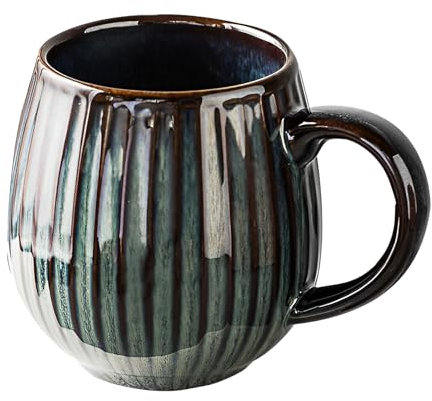 Aegistus Coffee Mug,500ml Ceramics Earthenware Mugs,Stoneware Mug,Stoneware Coffee Mugs,Tea Mugs, Cappuccino Cups,Pumpkin Shape Cups