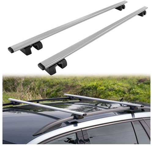 CHROMEMASTER | Dachgepäckträger Dachträger Kompatibel mit Skoda Superb Kombi 2008-2015 | Er dient zum Transport Einer Dachbox, Fahrradträger, Leiter; Robuste Dachträger aus Stahl