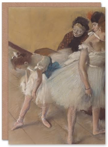Artery8 Edgar Degas Art Card Ballerina Dance Examination