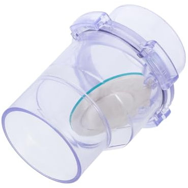 CRILSTYLEO Easy Install PVC Plumbing Check Valve Backflow Prevention for Water Pipe System