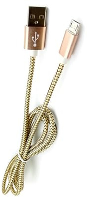 Operitacx Cable Micro USB Trenzado de Nylon Carga Rápida y Transferencia Compatible con Teléfonos y Tablets Micro USB