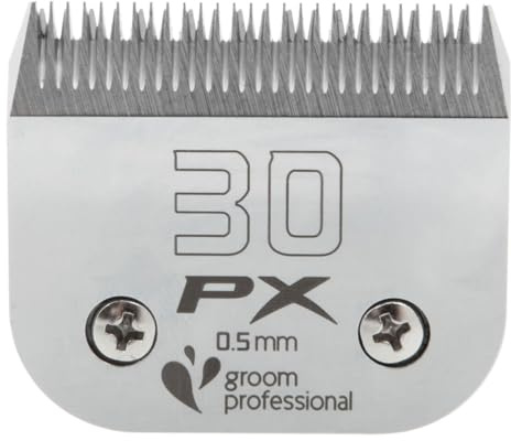 GROOM PROFESSIONAL Pro X Scherkopf für Hundepflege - Abnehmbare Scherkopf - Gehärteter Stahl - Hervorragende Verschleißfestigkeit und hervorragende Schnittleistung - Ersatzklinge - 30