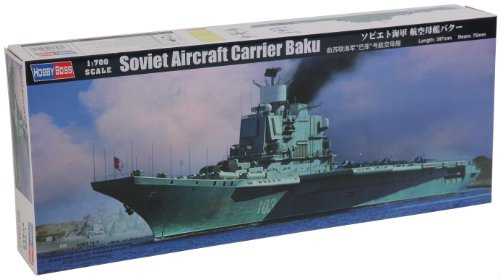 Hobby Boss 83416 Modellbausatz Soviet Aircraft Carrier Baku, Grau