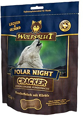 Wolfsblut - Polar Night Cracker - 225 g - Rentier - Snack - Hundefutter - Getreidefrei