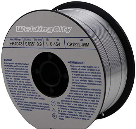 Er4043 Aluminum Mig Welding Wire 1-Lb Spool 0.045 (1.2mm)