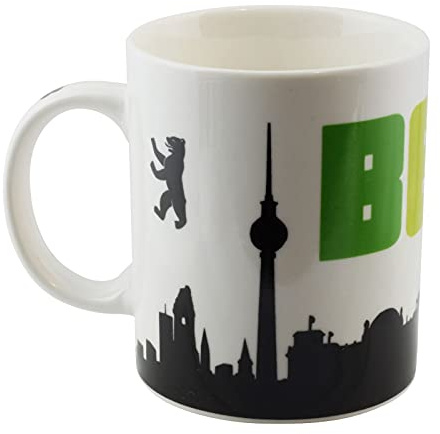 Freak Scene® Berlin Porzellan Tasse, Modell: I Love Berlin weiß/weiß 1