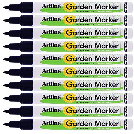 Elixir Gardens Artline Garden Marker Pen for Plant Labelling x 10
