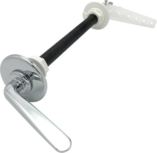 Taps2Traps Extended 9 210mm Hideaway Long Reach Cistern Lever Handle in Chrome for Concealed Cisterns…