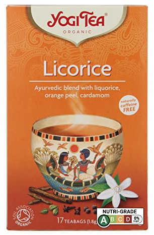 Yogi Tea Organic Licorice Egyptian Spice 17 Teabags