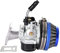 GOOFIT 2 Tiempos 58mm Filtro Carburador Moto reemplazo para 47cc 49cc Mini Pocket Bike Quad Scooter Desbrozadora ATV Azul