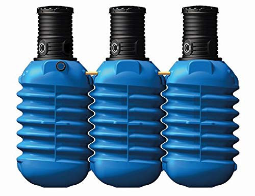 4rain MODULARIS Erdtank-Paket 7500 Liter Haus-Premium - Komplettsystem für Regenwassernutzung, Platzsparender & Erweiterbarer Regenwassertank, 100% Recyclingkunststoff