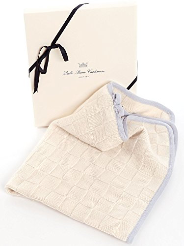 Dalle Piane Cashmere - Babydecke aus 100% Kaschmir - Farbe: Himmel