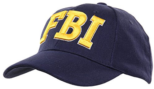 Ferromil US Baseball Cap Black FBI Federal Investigation NSA (Blau)