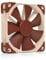 Noctua NF-F12 5V PWM, Premium Quiet Fan with USB Power Adaptor Cable, 4-Pin, 5V Version (120mm, Brown)