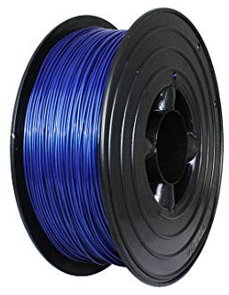 Space 3D-Druck-Filament 1,75mm PETG (Polyethylenterephthalat-glykolmodifiziert) 1kg in Blau-Metallic