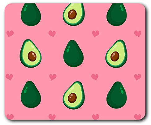 Pink Avocado NY Cute Diet Mauspad Computer PC Laptop Gaming Büro Home Desk Accessory Gadget 2033