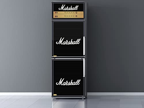 Oedim Marshall Kühlschrank-Vinyl, 200 x 60 cm, robuster Aufkleber, günstige und elegante Kühlschrankaufkleber, Vinyl-Kühlschrank