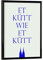 artboxONE Poster mit schwarzem Rahmen 18x13 cm Städte Et kütt wie et kütt - bunt - Bild köln Deutschland es