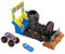 Hot Wheels Monster Trucks Spielset - Mit beweglichem Sockel und sensorischem Feedback, kaputtgehendem Auto und Möglichkeit zur Erweiterung, für Kinder ab 4 Jahren, HNB89
