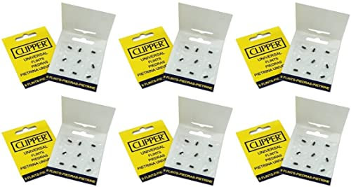 Clipper® Feuerzeug Zubehör Feuerstein Flintsystem (6x9 Feuerstein)