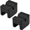 2 Stück Wagenheber Gummiauflage Universal, Gummi Wagenheber Auflage Jack Stand Pads Adapter, Unterstellbock Gummiblock für Hebebühnen Rangierwagenheber