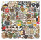 AUCEKO 50 Stück Faultier Aufkleber Pack Sloth Sticker Set wasserdichte Vinyl Sticker für Laptop Kinder Autos Motorrad Fahrrad Skateboard Gepäck Koffer Computer Aufkleber Graffiti Decal