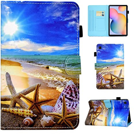 CXTCASE Cover per Samsung Galaxy Tab S6 Lite 10.4 2022/2020, con Funzione Stand (SM-P610/P613/P615/P619), Cielo Blu