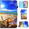 CXTCASE Hülle für Samsung Galaxy Tab S6 Lite 10.4 2022/2020, Schutzhülle Cover Case mit Standfunktion für Samsung Galaxy Tab S6 Lite 2022/2020 (SM-P610/P613/P615/P619), Blauer Himmel