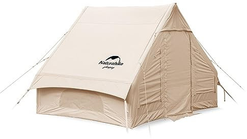 Naturehike Large Inflatable Camping Tent Camping Tent with Pump Easy Setup Waterproof Windproof Mesh Windows and Door Glamping Tent 6.3/12/13.2/17.2㎡ (6.3㎡)