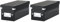 Leitz Click & Store CD Aufbewahrungsbox, Schwarz, 60410095 (Packung mit 2)