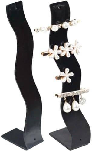 Hrippy Haarclip Display Ständer 2pcs/Set Kunststoff Haarnadel -displayhalter Haarclip Organizer Ständer Barrette Display Ständer Für Mädchen