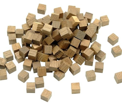 AlcoFermBrew Eichenholz Cubes Französisch 400g - Mittleres Toasting, Eichenholz Chips, Kleine Eichen Würfel, Quadrate