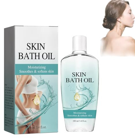 Mikabila (02)100ml Huile de Douche,Huile de Bain pour la Peau si Douce et Sensuelle, Huile de Bain Ultra Hydratante pour La Peau, Nettoie et Nourrit la Peau en Douceur Pour La Peau Sèche ou Rugueuse