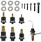 Hand Nietmutter Werkzeug - 6 Stück Handnietwerkzeug Set,M10,M8,M6,M5,M4,M3,Nietmutter Pistole Werkzeug,Nietwerkzeug,Manuelle Nietmaschine Zubehör,für Enge Räume Möbel und Industrieanwendungen