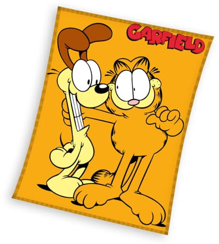 Carbotex Garfield Fleecedecke Kuscheldecke 150 x 200 cm