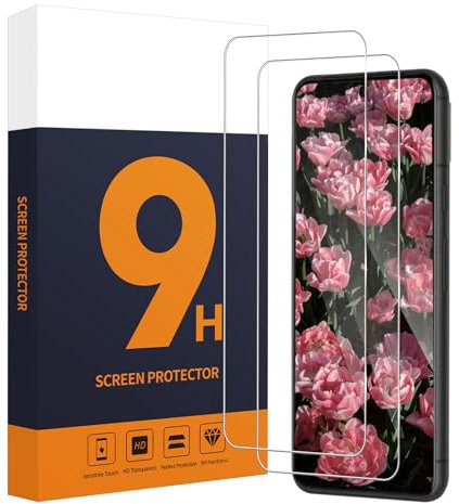 Carantee Verre Trempé pour Google Pixel 8, Couverture 2.5D Pixel 8 vitre protection, Dureté 9H, à l'épreuve des bulles, Sensible au Toucher, Haute définition Pixel 8 protection écran-2 pièces