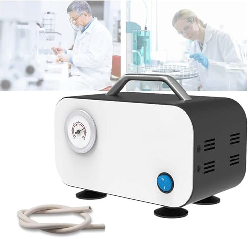 ZWQOZ Bomba de vacío de Laboratorio, Bomba de vacío sin Aceite de diafragma, Bomba de vacío portátil, Adecuada for experimentos químicos