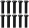 eMagTech Set di 10 viti di supporto TV M4 x 14 mm in acciaio al carbonio di ricambio compatibili con Samsung BN96-38693A per fissare la base al televisore
